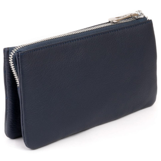 Фактурний чоловічий гаманець для грошей з натуральної шкіри з тисненням під крокодила CANPELLINI 21943 Коричневий