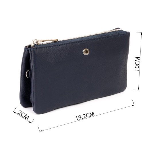 Фактурний чоловічий гаманець для грошей з натуральної шкіри з тисненням під крокодила CANPELLINI 21943 Коричневий