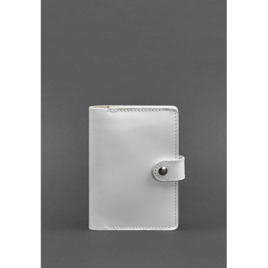 Leather cover for passport 3.0 white