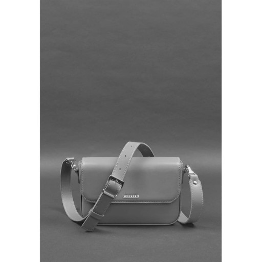 Жіноча шкіряна сумка Mary сіра