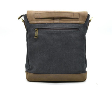Men's shoulder bag canvas + leather RG-1811-4lx TARWA