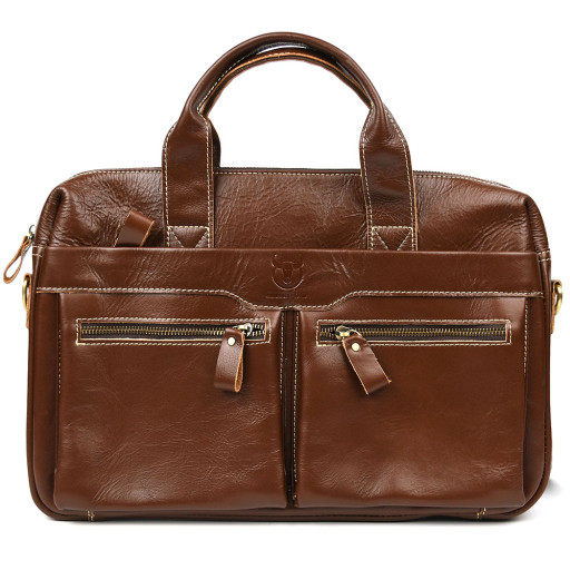 Шкіряна сумка чоловіча Bull GW0560B для ноутбука та документів