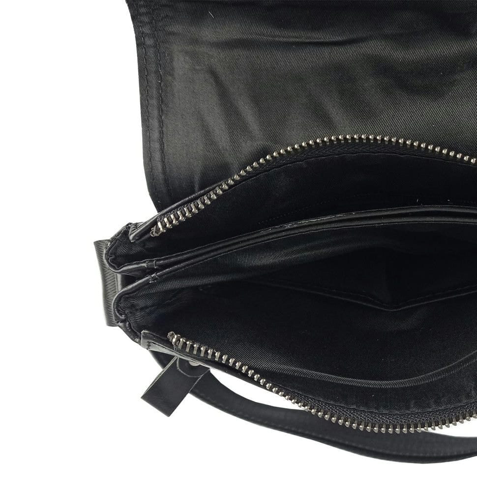 Месенджер через плече чорний Tiding Bag 8678-1A
