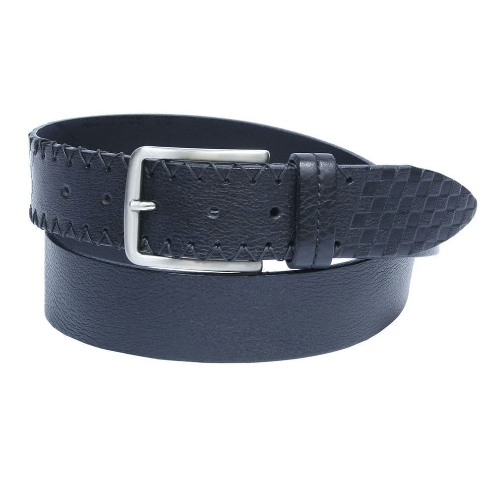 Шкіряний ремень 4077 nero чорний TONY PEROTTI