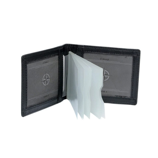 Кредитниця шкіряна Cortina 5044 чорний