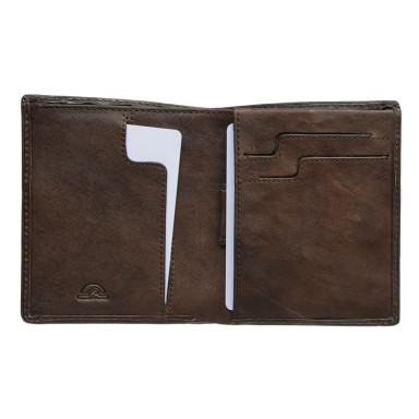 Leather wallet Varsavia 3480 caffe brown