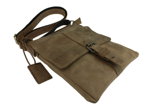 Сумка чоловіча шкіряна планшетка SULLIVAN 35479(25) оливкова