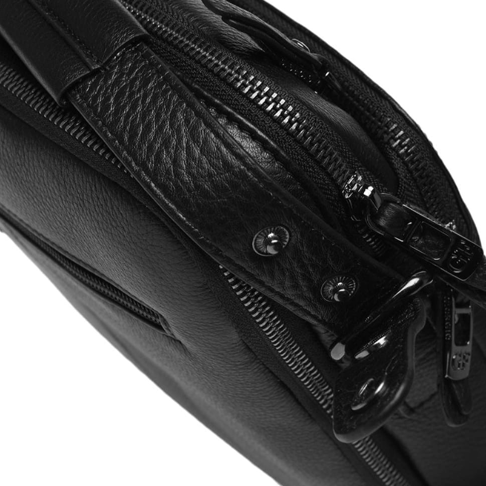 Чоловіча шкіряна сумка Giorgio Ferretti 5270-8-black