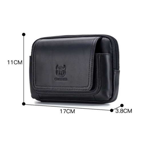 Напоясна сумка-чохол для смартфона T1347A Bull з натуральної шкіри