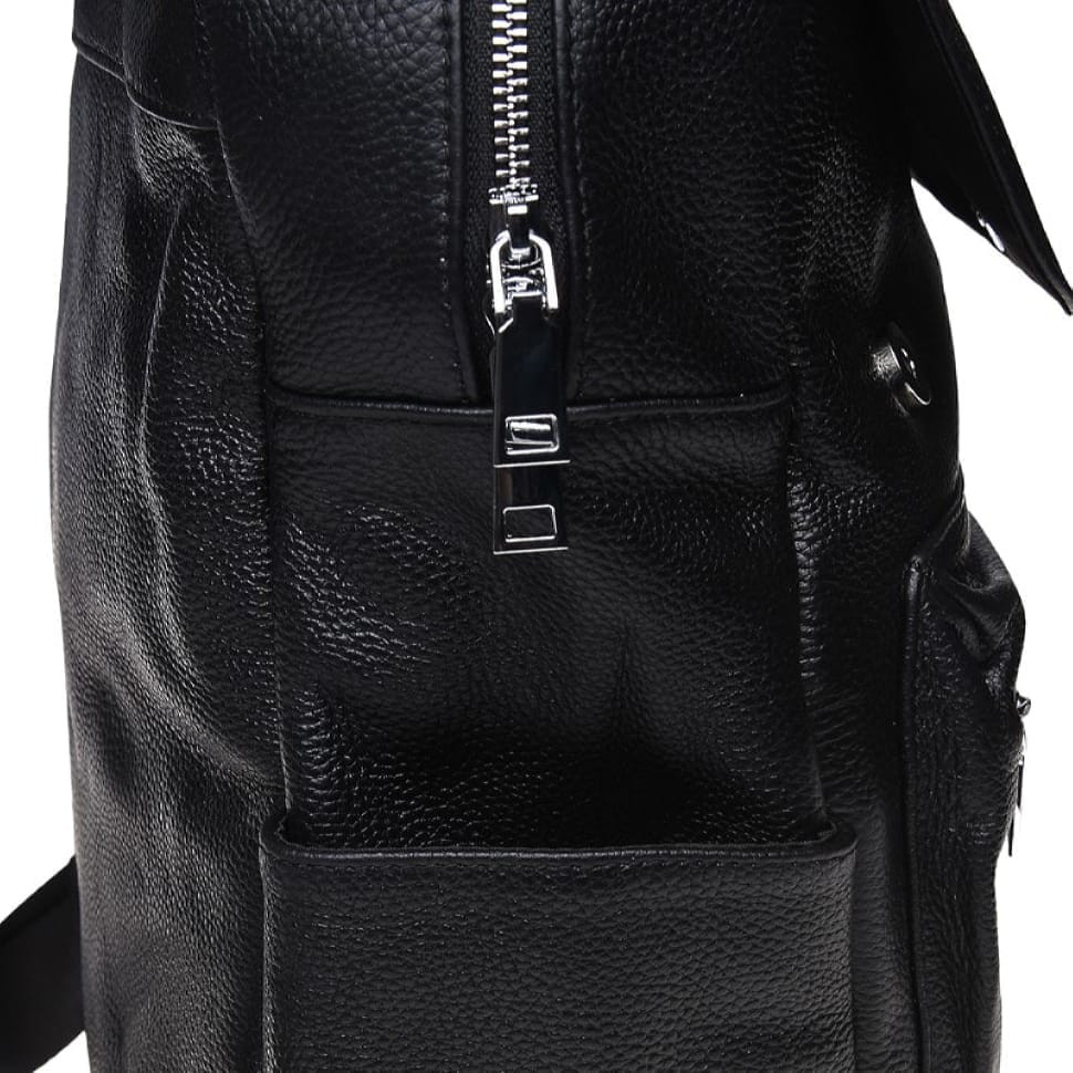 Чоловік рюкзак шкіряний Keizer K168014-black