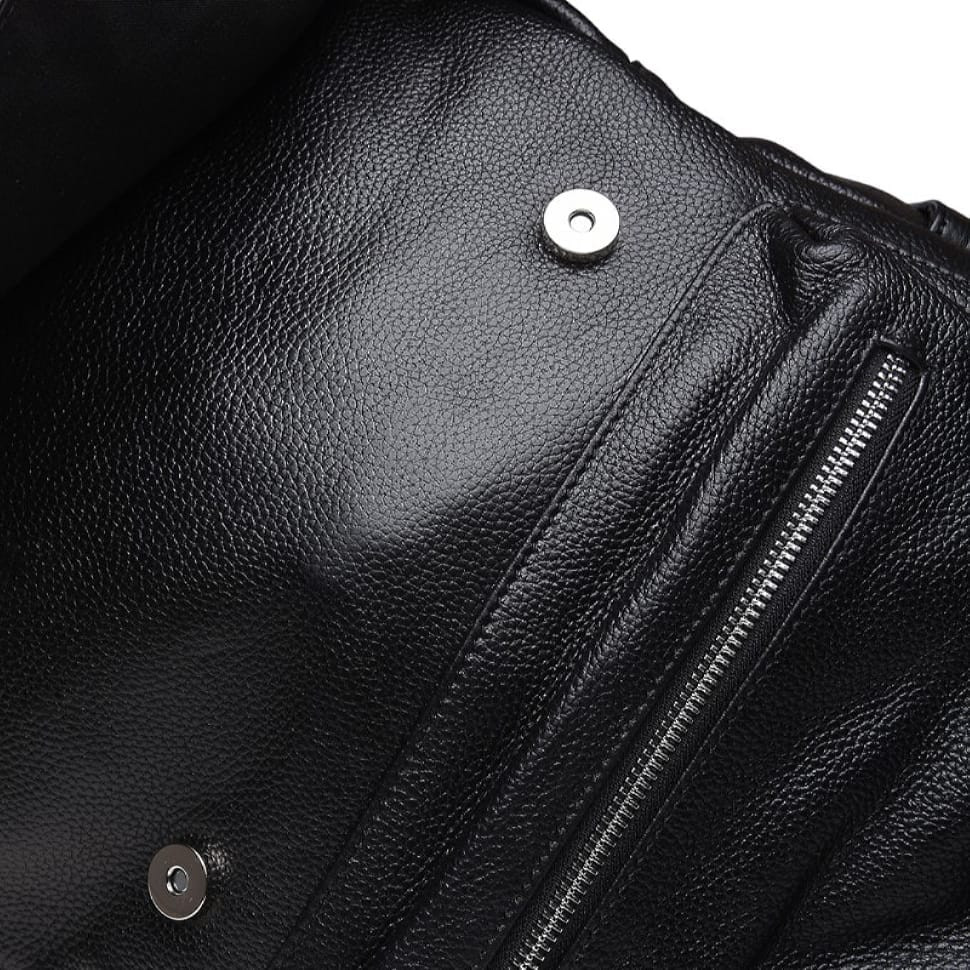 Чоловік рюкзак шкіряний Keizer K168014-black