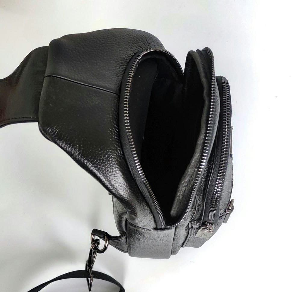 Стильный слинг для мужчины из натуральной кожи Ricardo Pruno RP-F-A25F-5060A