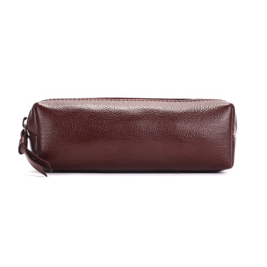 Hammonds Flycatcher UC501 Redwood Brown Leather Cosmetic Case