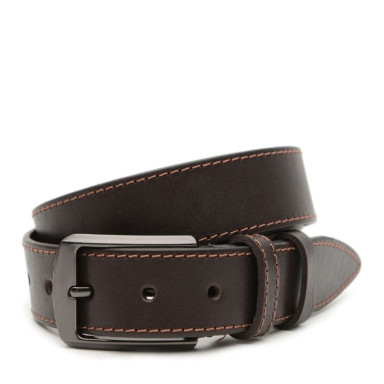 Кожаный мужской ремень V1125GX19-brown