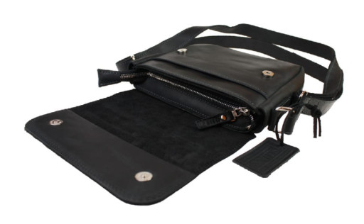 Сумка жіноча шкіряна маленька SULLIVAN 26-30(23) чорна