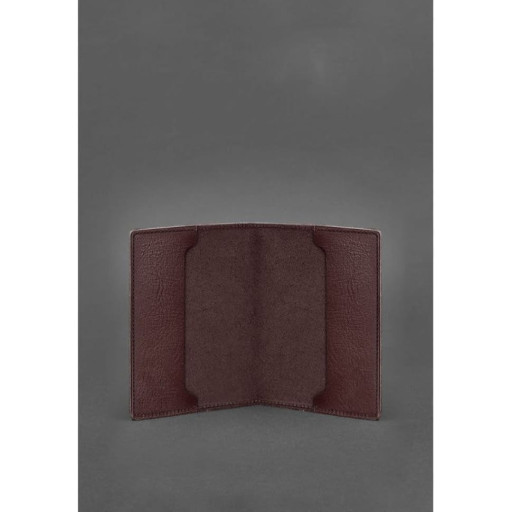 Leather cover for officer ID 9.0 burgundy