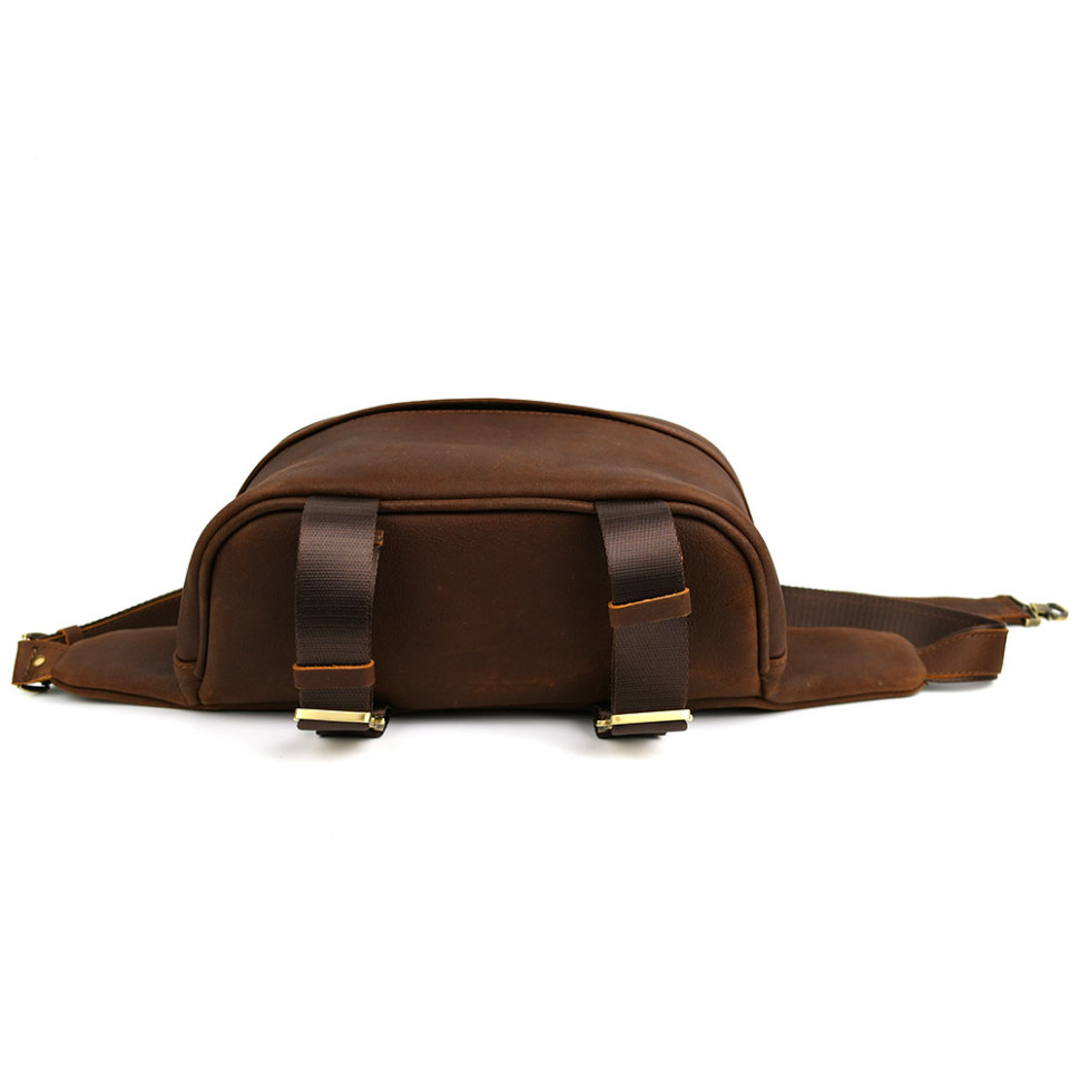 TARWA GB-13131-4lx leather camera fanny pack with tripod mount