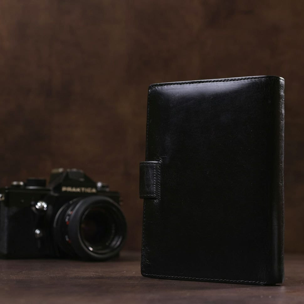 Чоловік місткий гаманець Boston 18817 Чорний