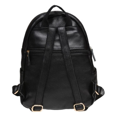 Шкіряний жіночий рюкзак Keizer K1339-black
