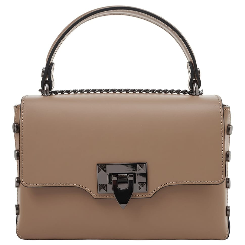 Virginia Conti Italy leather bag for women - Art2209_gtaupe