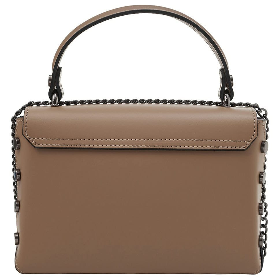Virginia Conti Italy leather bag for women - Art2209_gtaupe