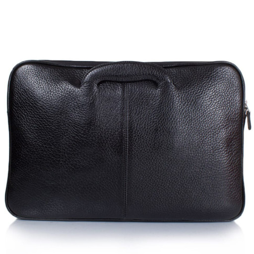 Портфель шкіряний Desisan 321-011 чорний флотар