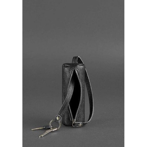 Шкіряна ключниця 3.0 Тубус чорна