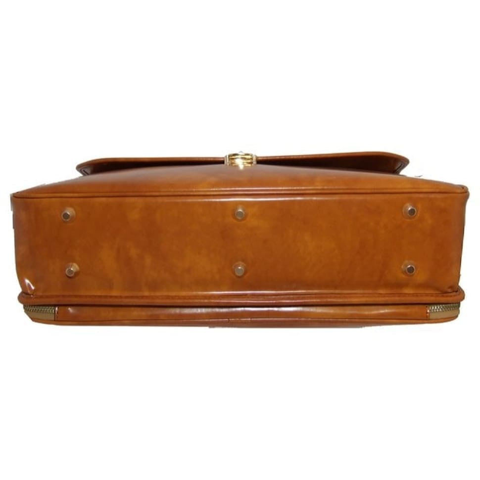 Pratesi RMA604 - Piccolomini Briefcase in cow leather Radica Brown