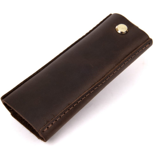 Шкіряна ключниця GRANDE PELLE 11387 Чорний