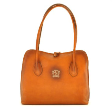 Pratesi BCO463 - Shoulder Bag Talla in cowhide leather Bruce Cognac