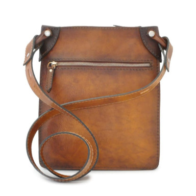 Pratesi BNE181/25 - Bakem Medium Bag in cow leather Bruce Black