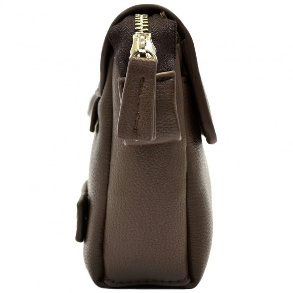 Барсетка кістева зі шкірозамінника BONIS 5679-119 коричнева