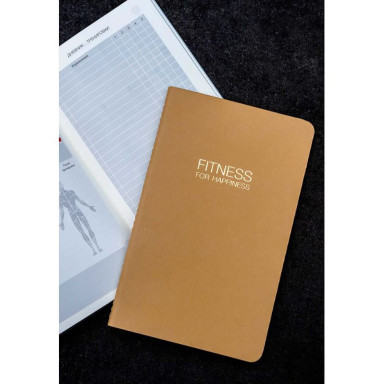 1 FITNESS FOR HAPPINESS achievement diary to monitor and plan workouts