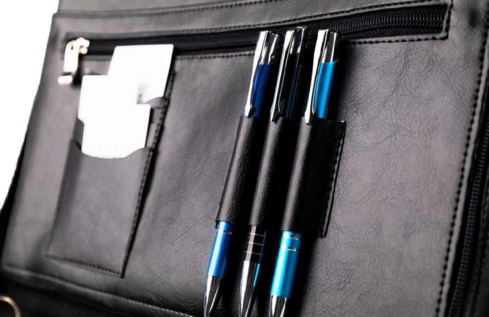 Business folder made of imitation leather AMO SSBW05 black