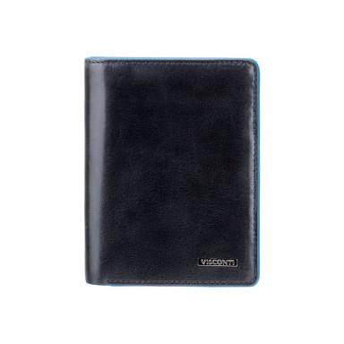 Men's wallet Visconti ALP87 Ralph (Italian Black)