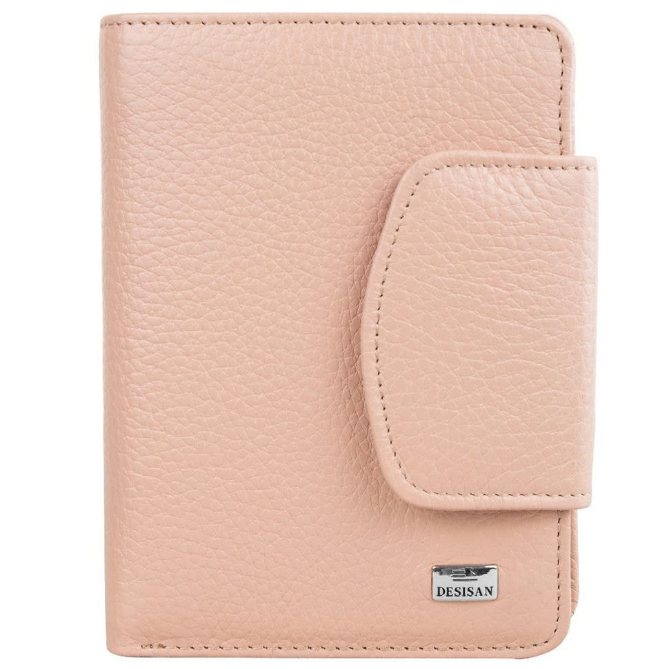 Гаманець жіночий шкіряний Desisan 086-606 пудра флотар