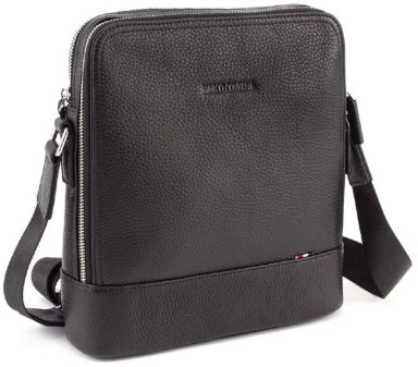 Чоловічі шкіряні сумки месенджер Marco Coverna MC 6952-1 Black