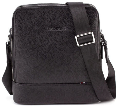 Чоловічі шкіряні сумки месенджер Marco Coverna MC 6952-1 Black