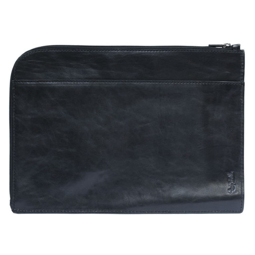 Папка для паперів шкіряна Italico 8017L чорний