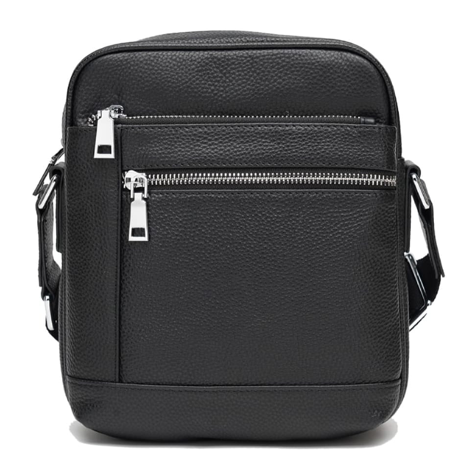 Чоловіча шкіряна сумка Ricco Grande K16399-black