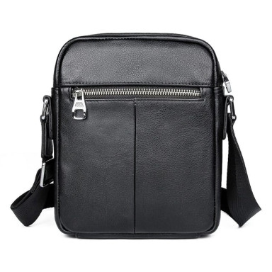 Men's leather messenger bag JD1053AS John McDee