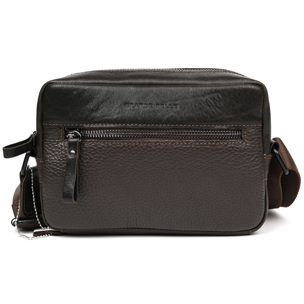 Сумка через плече компактна вертикальна Grande Pelle 736720 Urban Classic