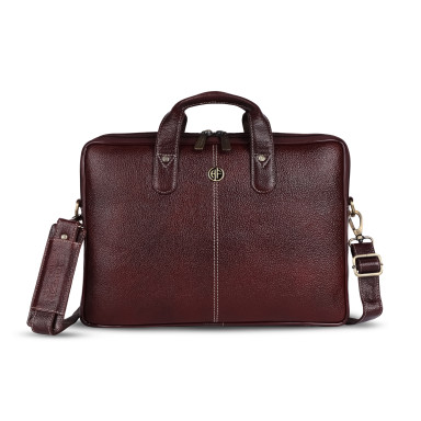 13 Hammonds Flycatcher LB105 Brown Leather Laptop Bag