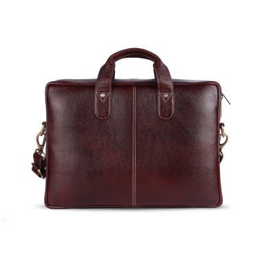 13 Hammonds Flycatcher LB105 Brown Leather Laptop Bag