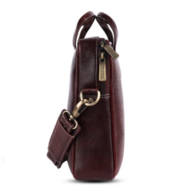 13 Hammonds Flycatcher LB105 Brown Leather Laptop Bag