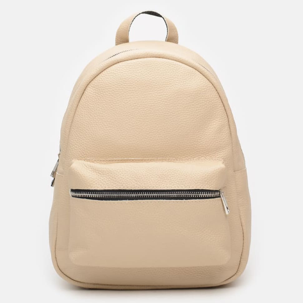 Жіночий шкіряний рюкзак Ricco Grande 1l655-beige