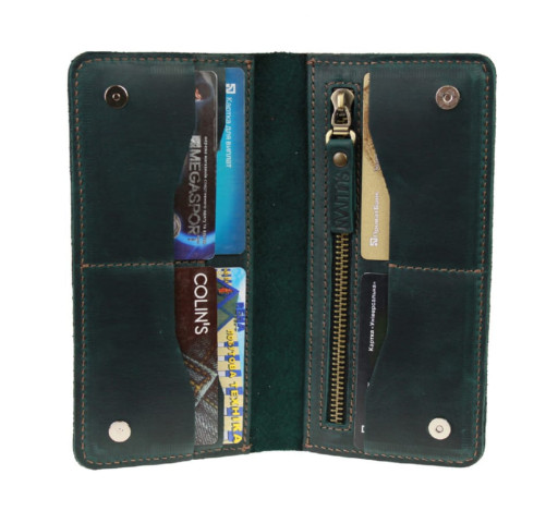 Гаманець жіночий шкіряний великий SULLIVAN 80276(10) зелений