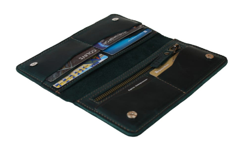 Гаманець жіночий шкіряний великий SULLIVAN 80276(10) зелений