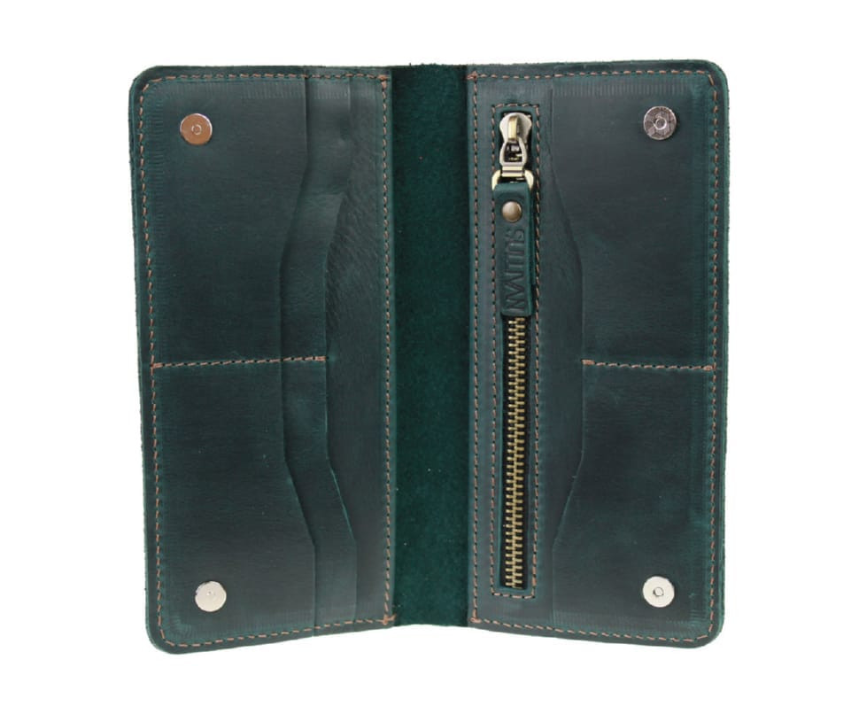 Гаманець жіночий шкіряний великий SULLIVAN 80276(10) зелений
