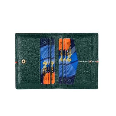 Шкіряний картхолдер Hammonds Flycatcher CC606 DS Green (Зелений)